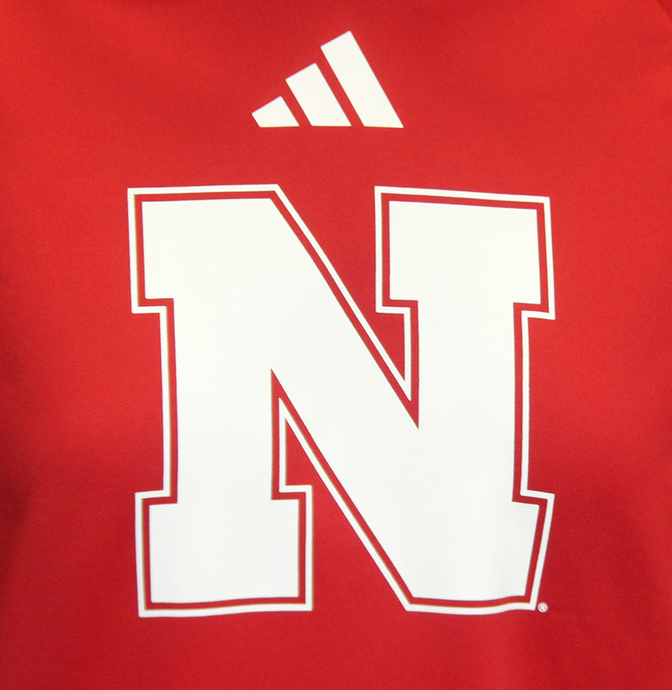 Adidas Womens Nebraska Pullover Travel Hoodie