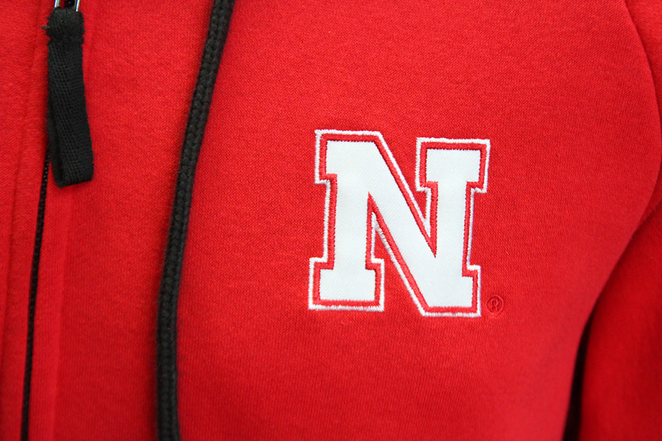 Nebraska Deep Post Full Zip Hoodie