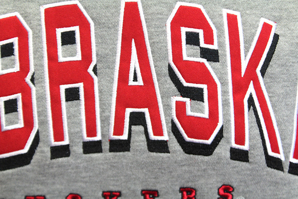 Nebraska Huskers Come Back Hoodie - Ash