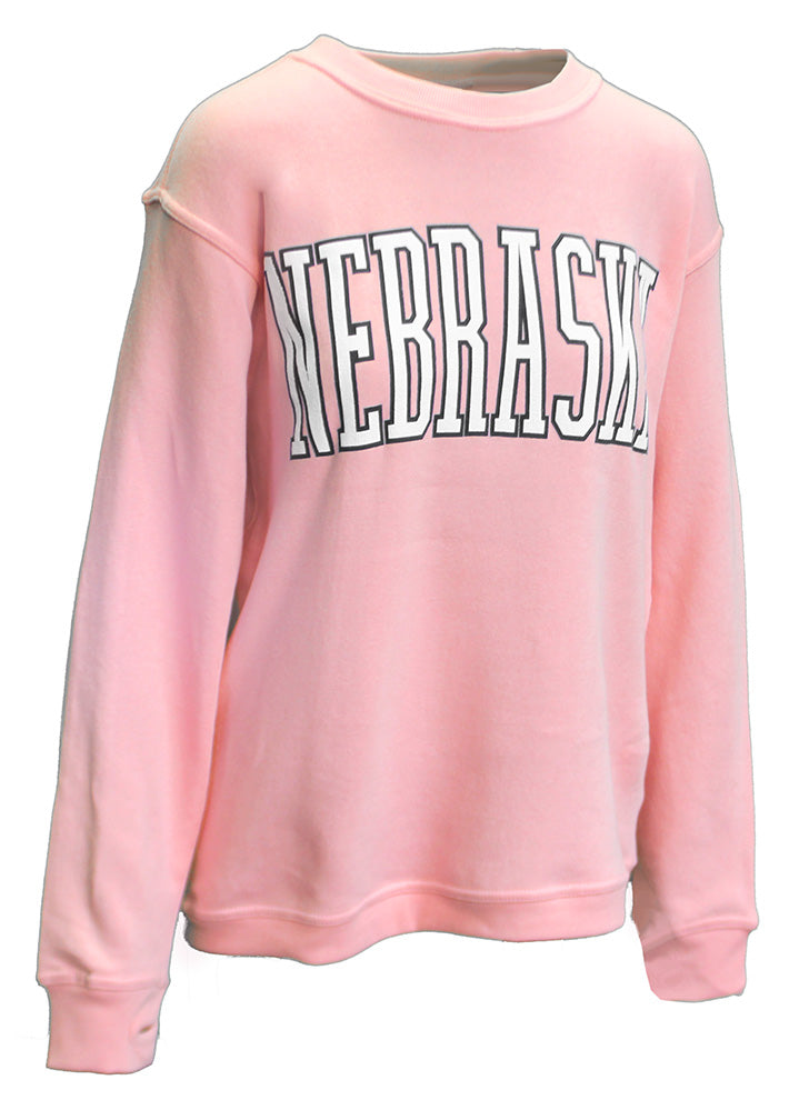 Womens Oversized Shoreline Nebraska Cozy Fleece