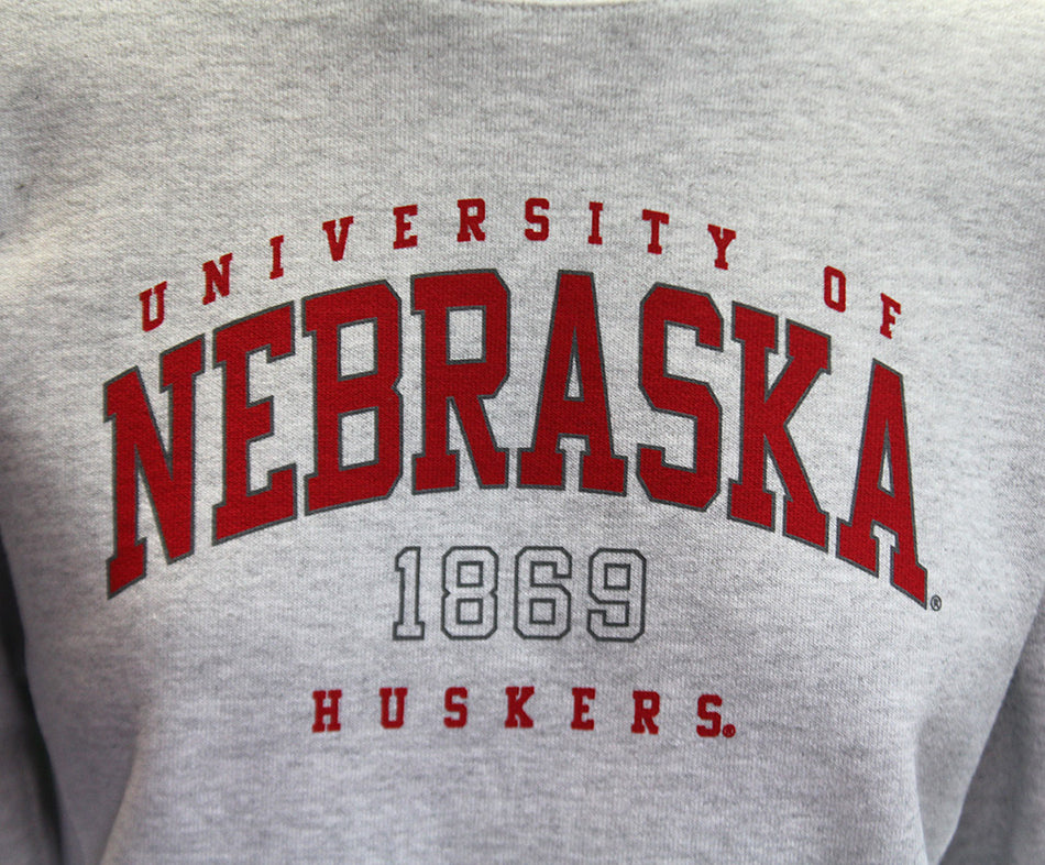 Womens University Of Nebraska Boxy Crew