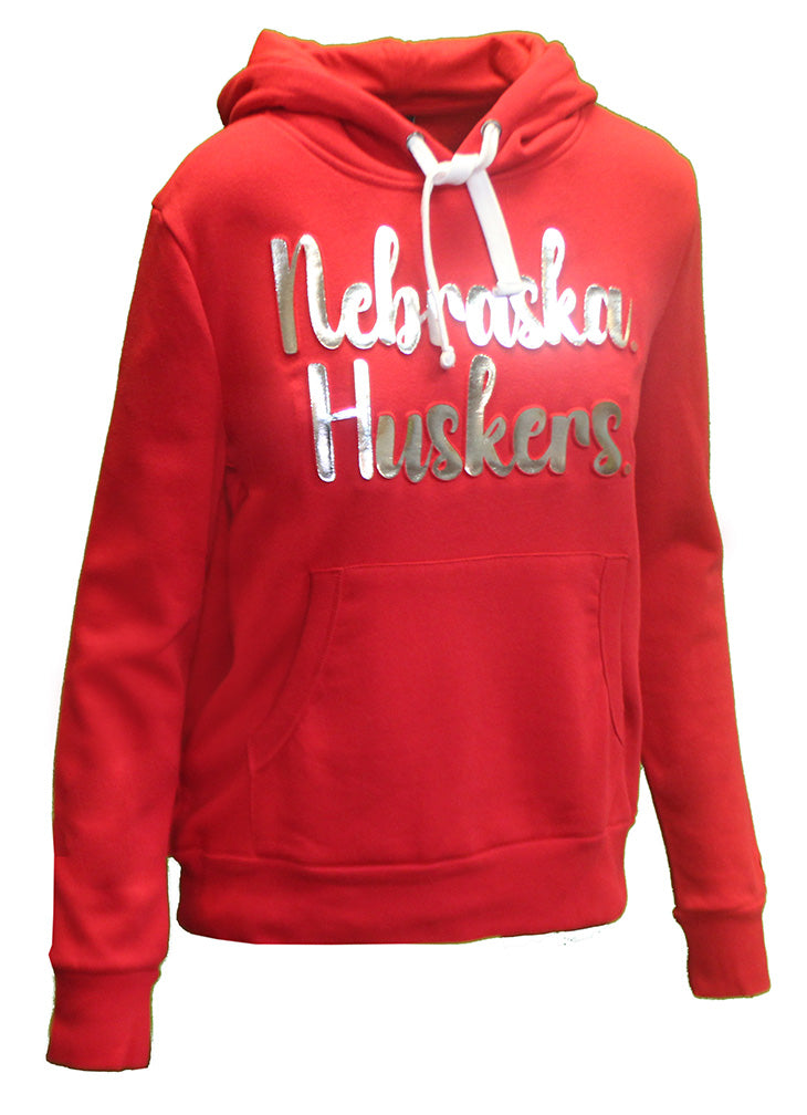 Womens Nebraska Huskers Gliding Here Hoodie