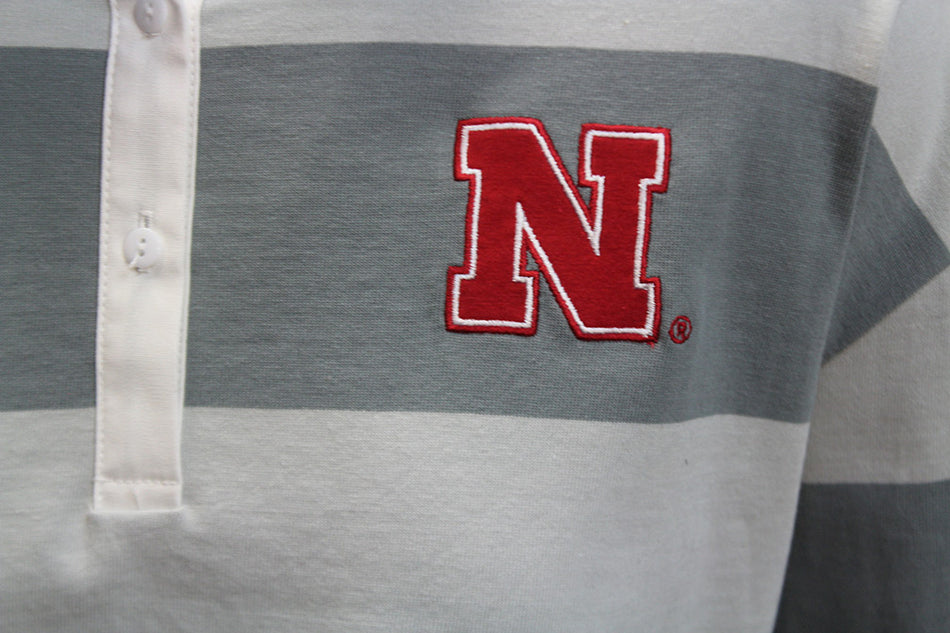 Womens Huskers Rugby Pullover