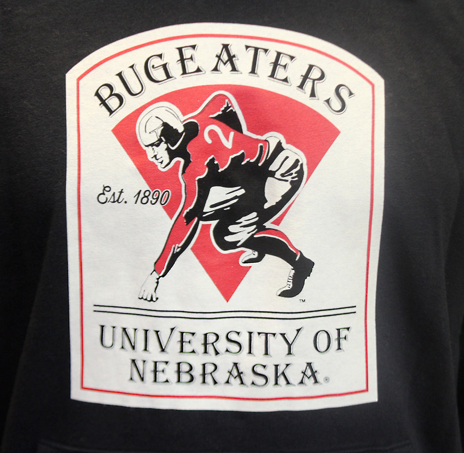 Nebraska Bugeaters Hooded Sweat - Black