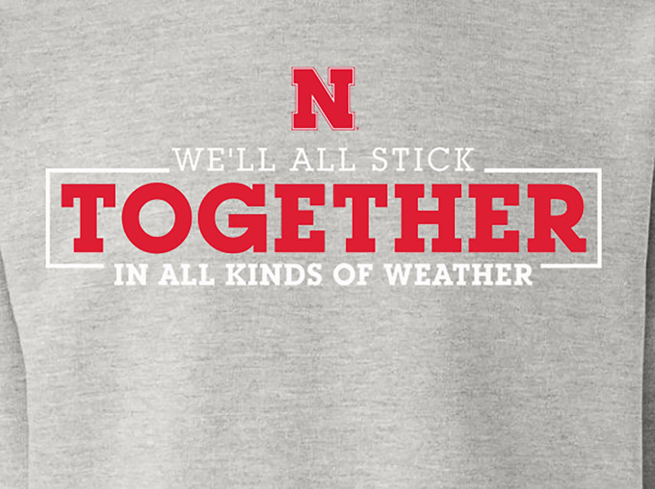Official We'll All Stick Together N All Kinds Of Weather Fundraiser Sweat