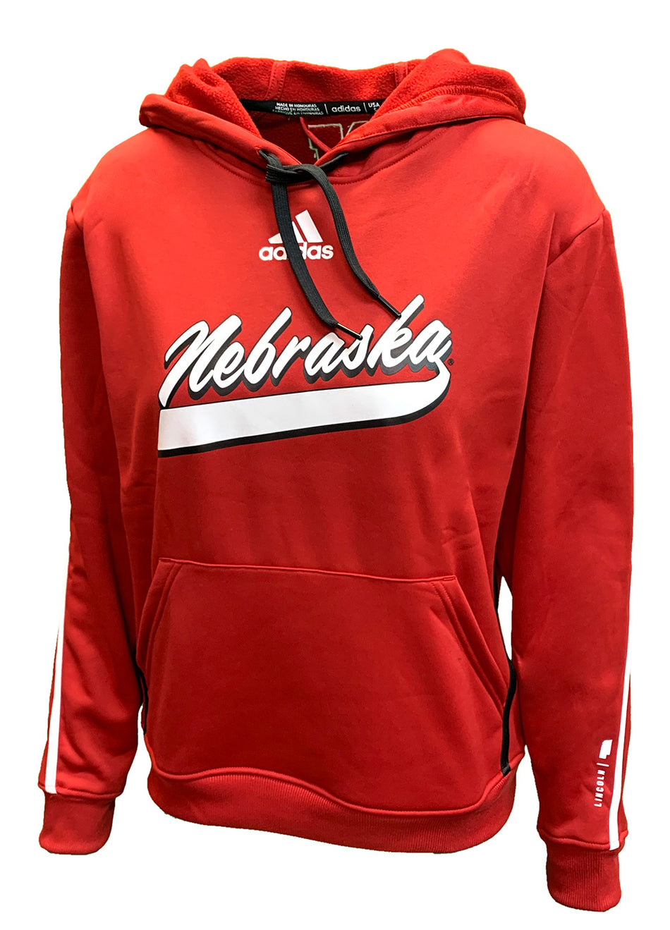 Adidas 2024 Womens Nebraska Script SLA Sideline Pullover Hoodie