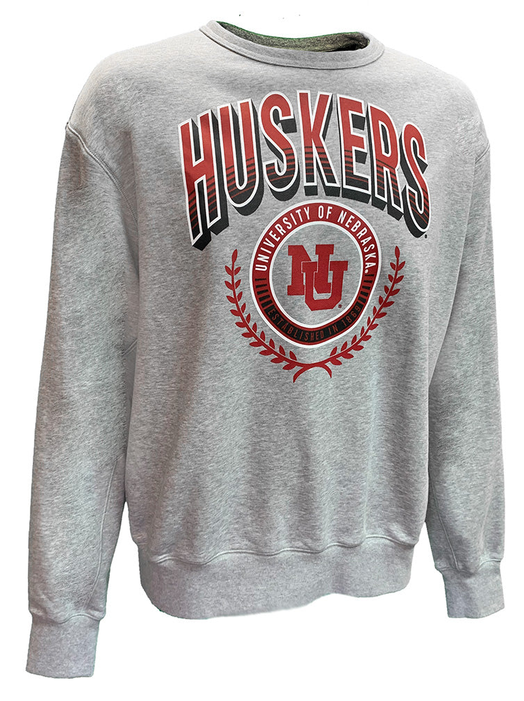 Adidas Huskers University Vintage Crew