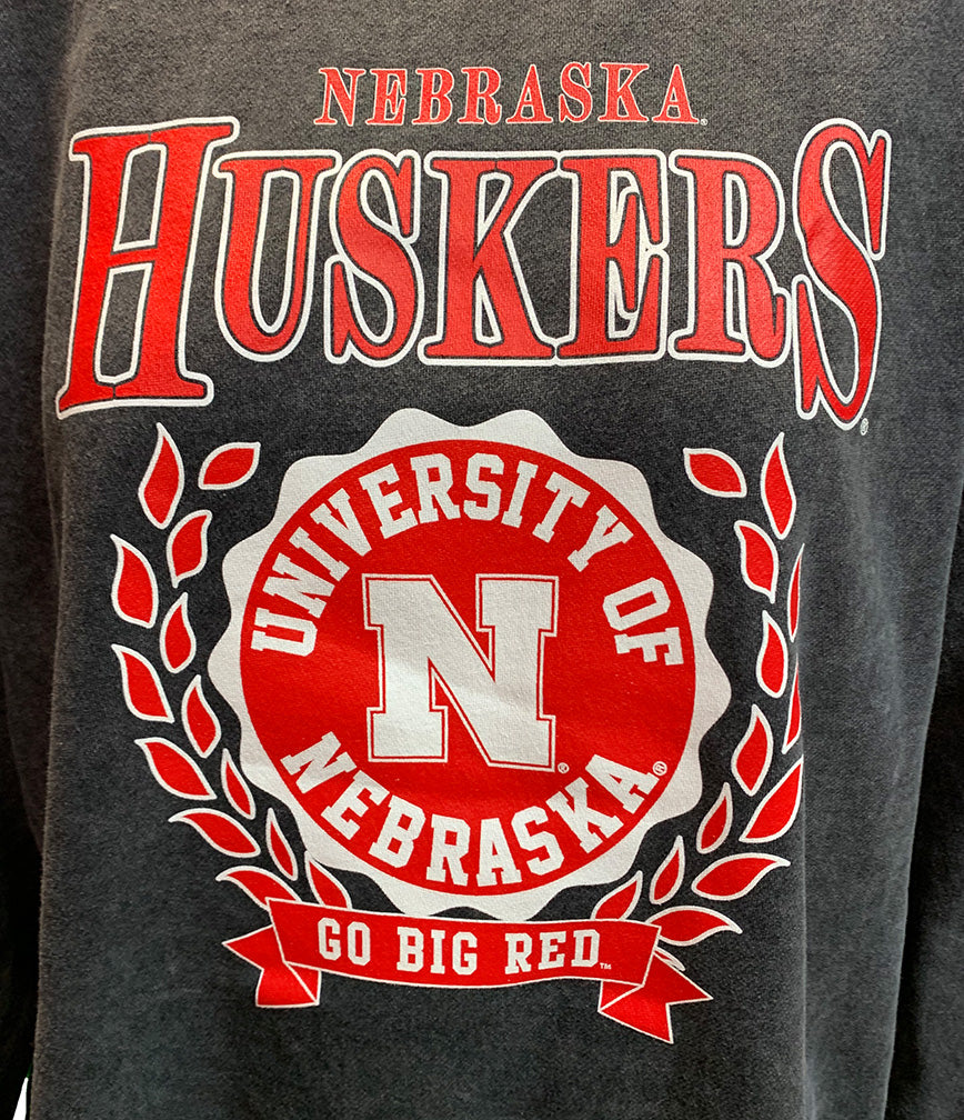 Ladies University Of Nebraska Ivy League Mock Neck Sweat