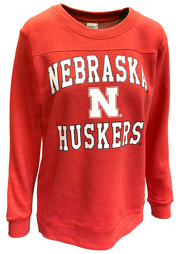 Womens Nebraska Huskers Back To Basics Fleece Tunic