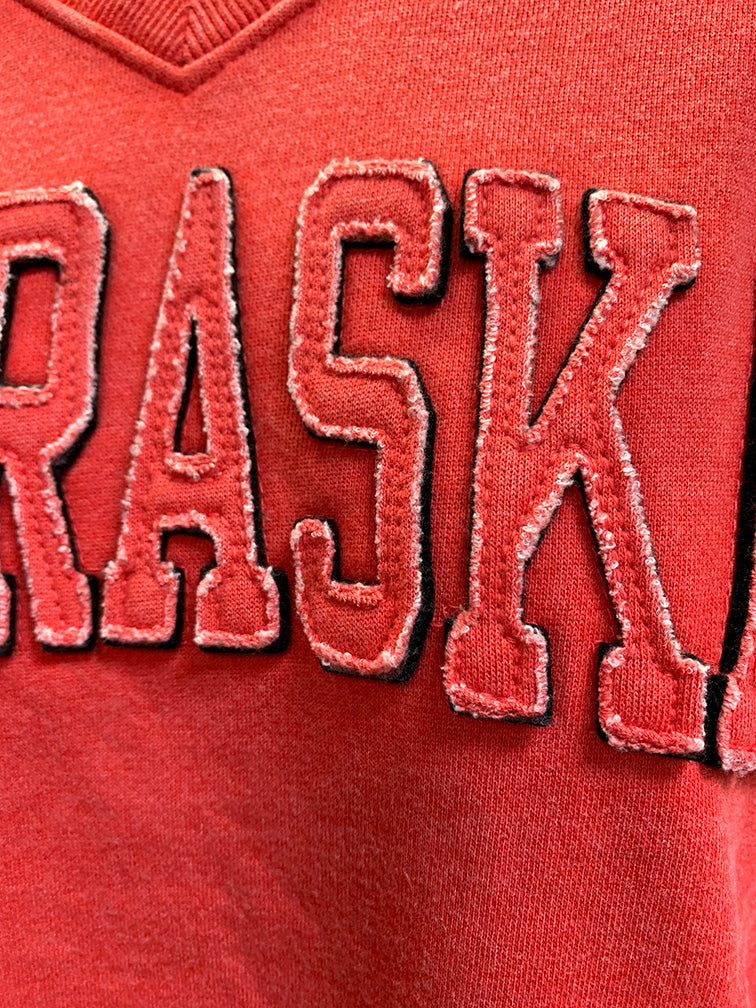 Womens Nebraska Westin Vintage VNeck Fleece