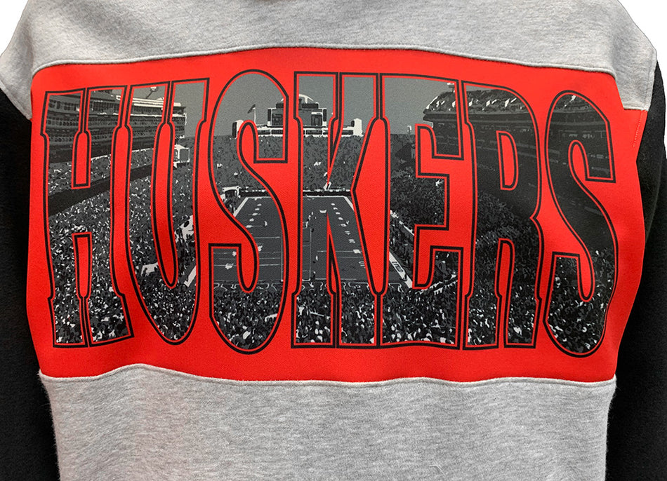 Memorial Stadium Home of the Huskers Hoodie