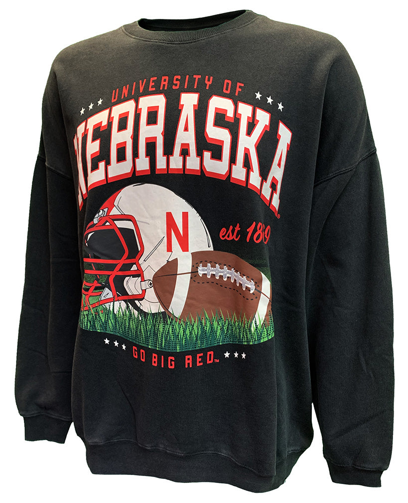Nebraska Football N Helmet Gameday Social Crew
