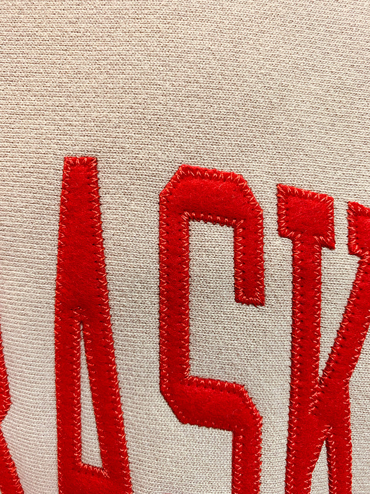 Nebraska Reverse Weave Champion Beige Crew