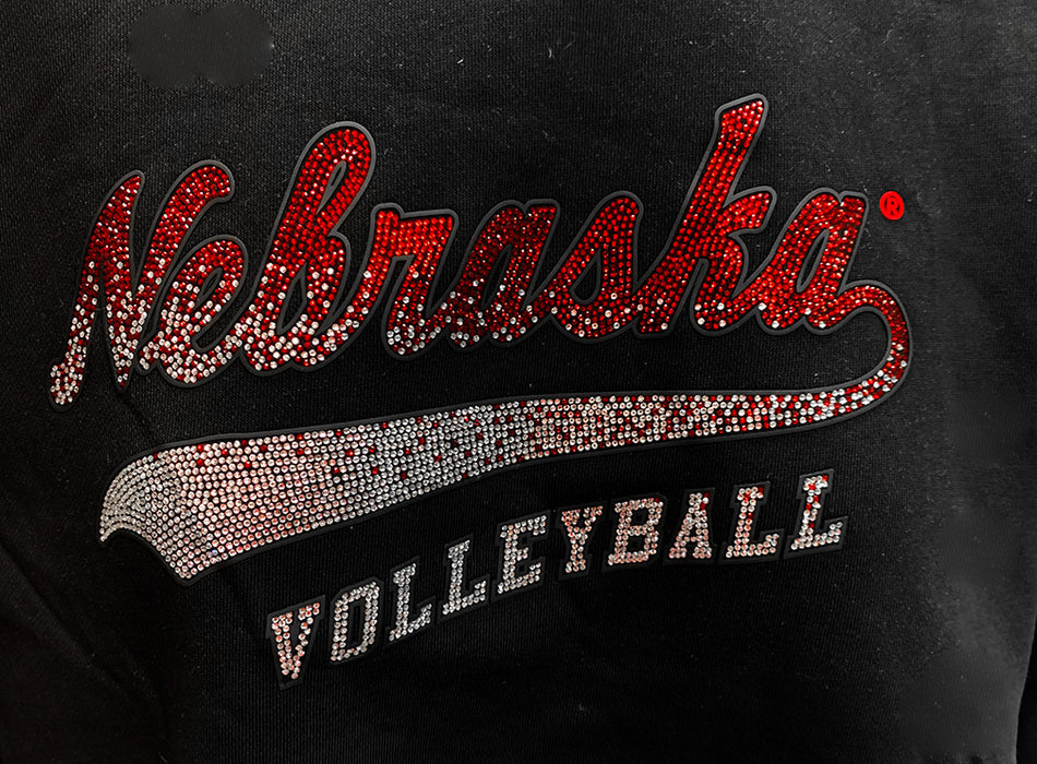 Womens Jewels Nebraska Volleyball Crewneck