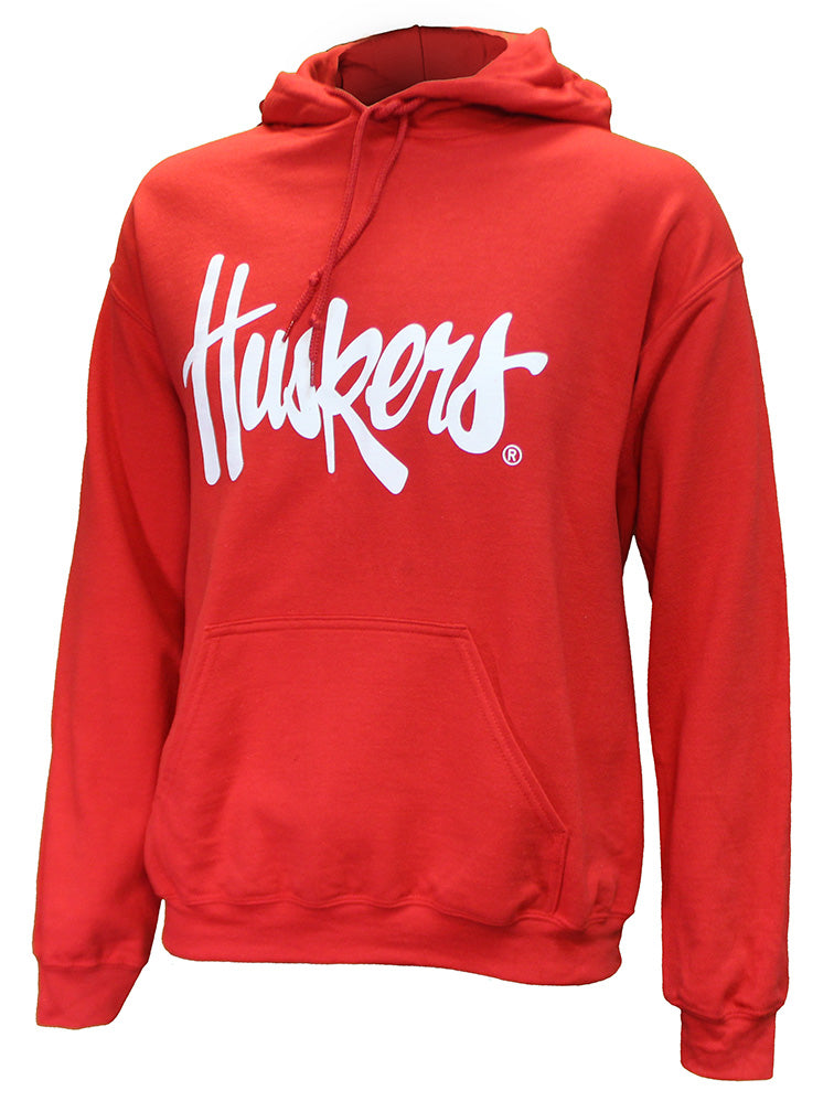 Husker Script Hooded Sweatshirt - Red