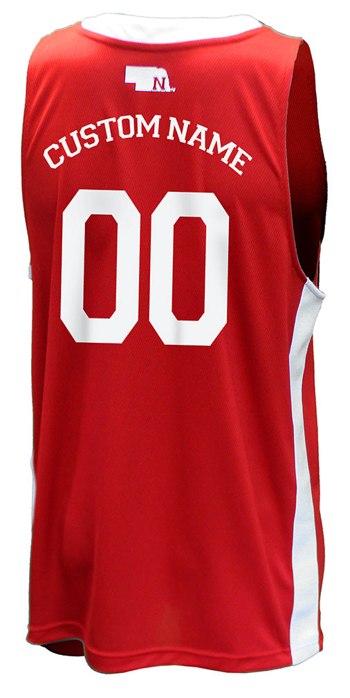 Adidas Nebraska Basketball Custom Jersey