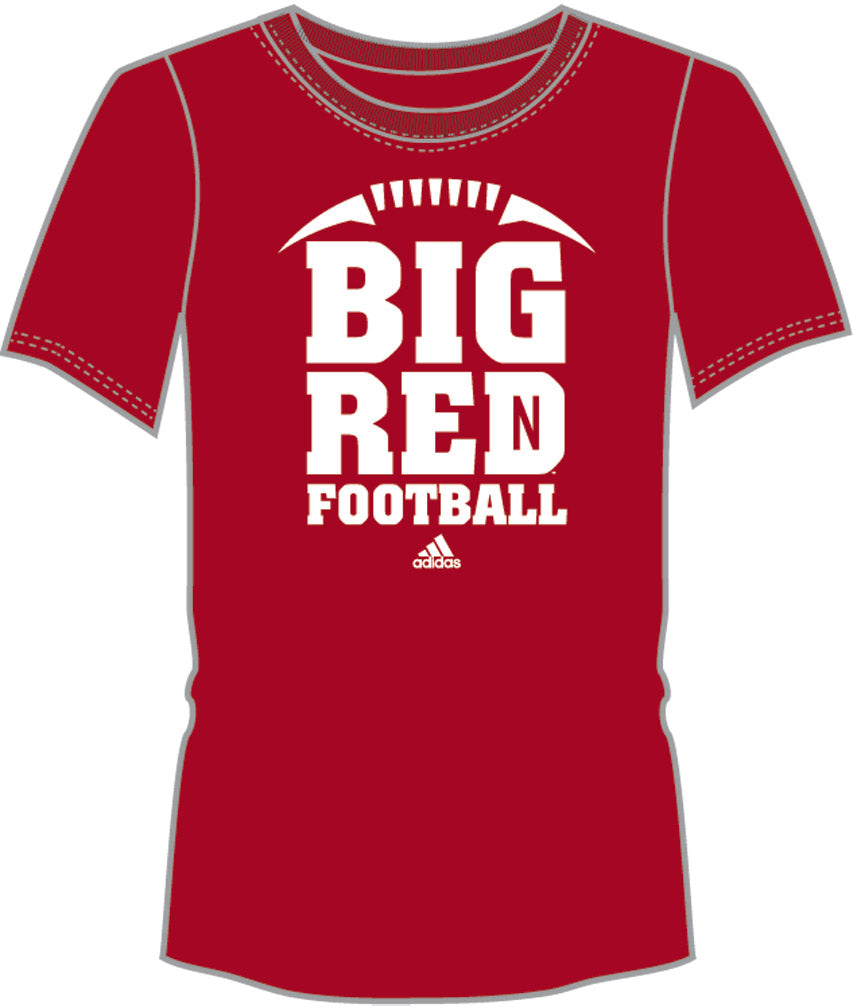 Ladies Big Red Football Tee