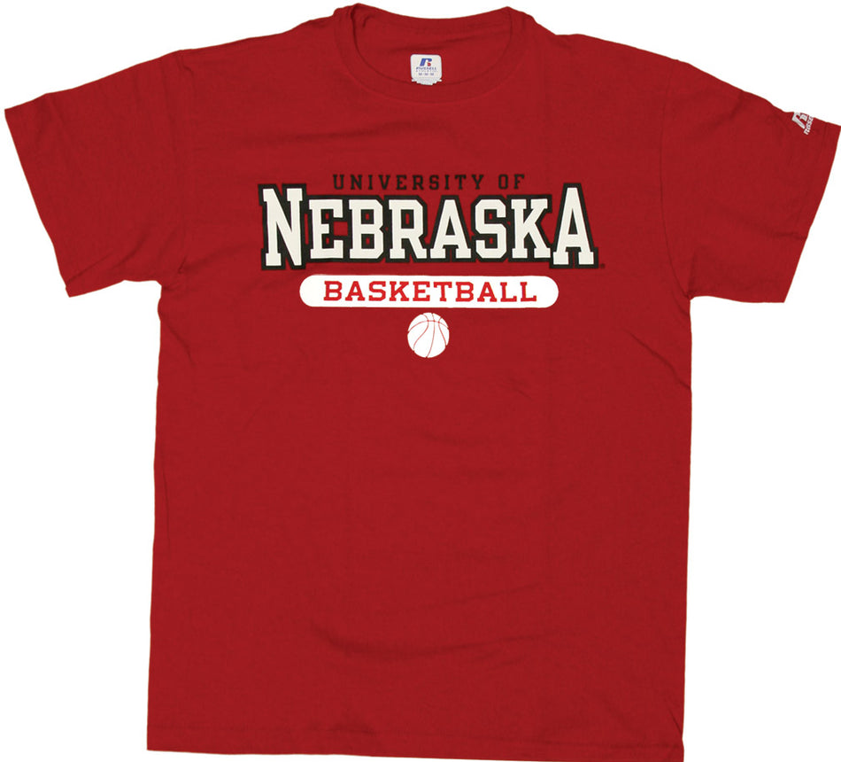 RED NE BASKETBALL TEE