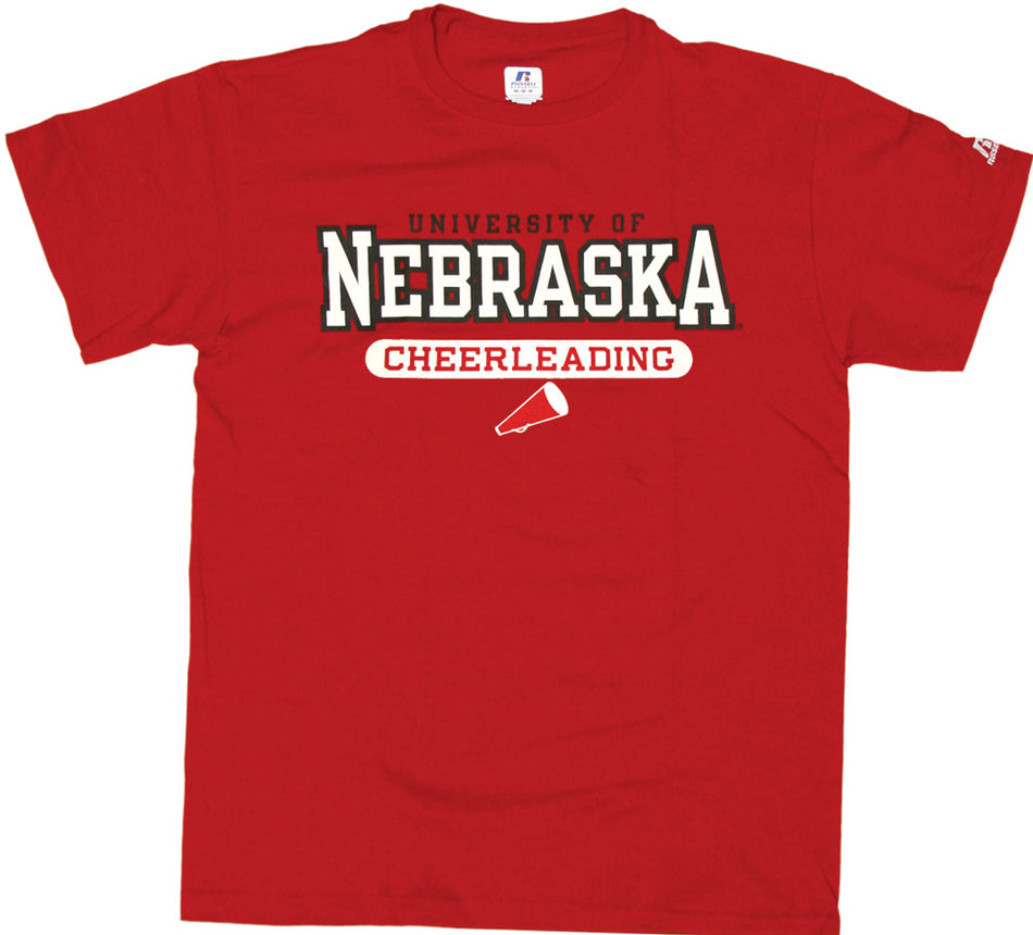 RED NE CHEERLEADING TEE
