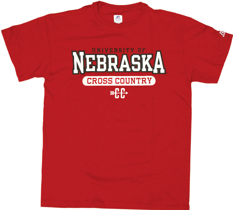 RED NE CROSS COUNTRY TEE