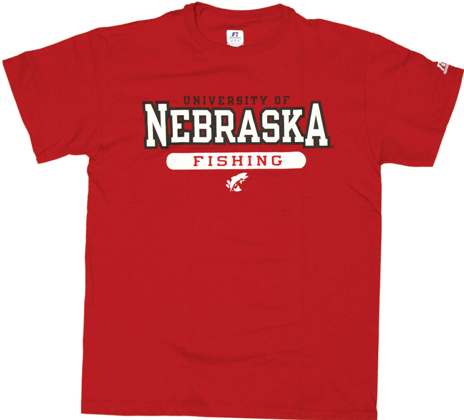 RED NE FISHING TEE