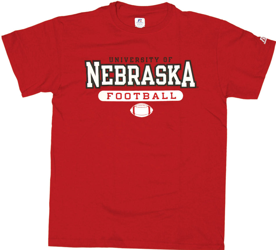 RED NE FOOTBALL TEE