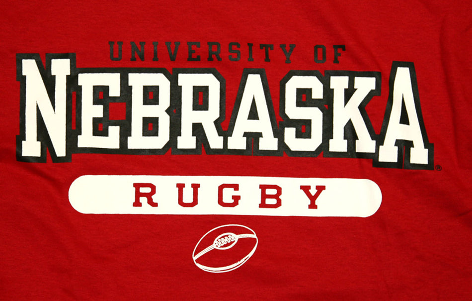 RED NE RUGBY TEE