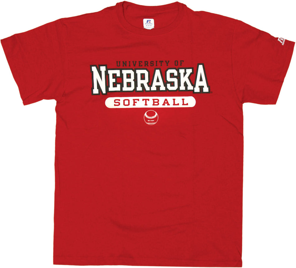RED NE SOFTBALL TEE