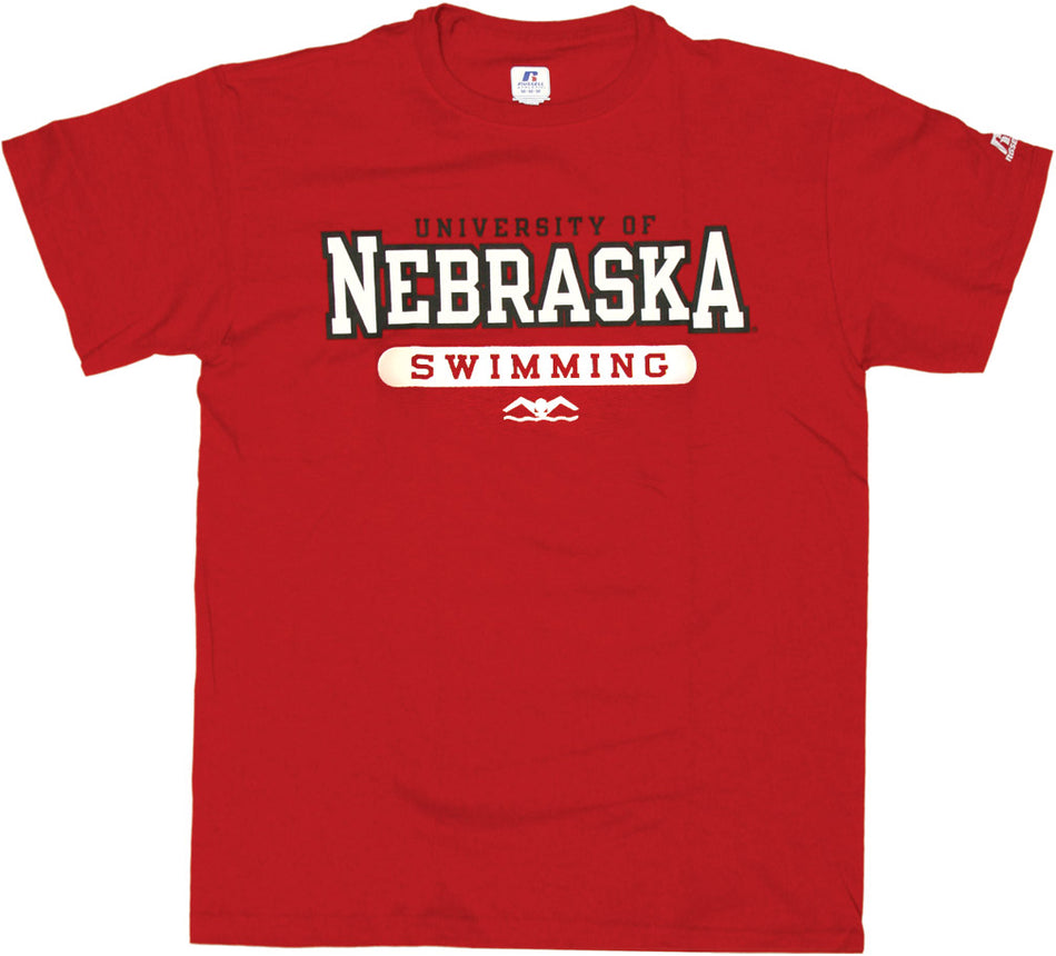RED NE SWIMMING TEE