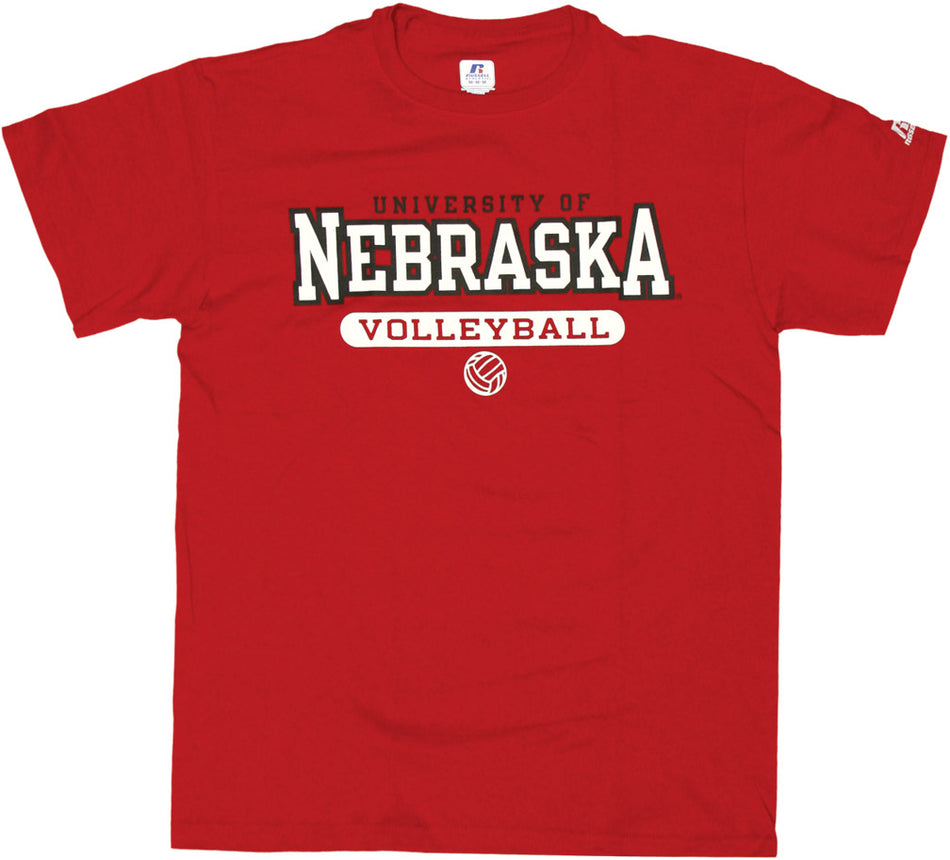 RED NE VOLLEYBALL TEE