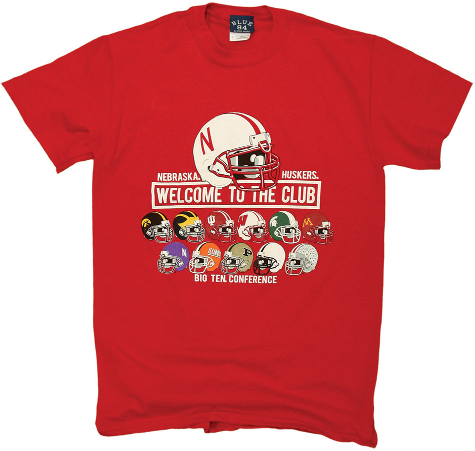 RED TEAM HELMETS BIG TEN TEE