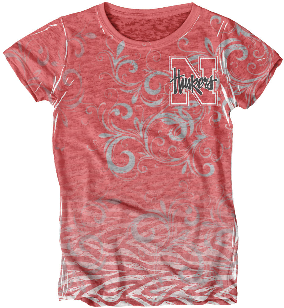 W. SUBLIMATION BURNOUT TEE - Juniors