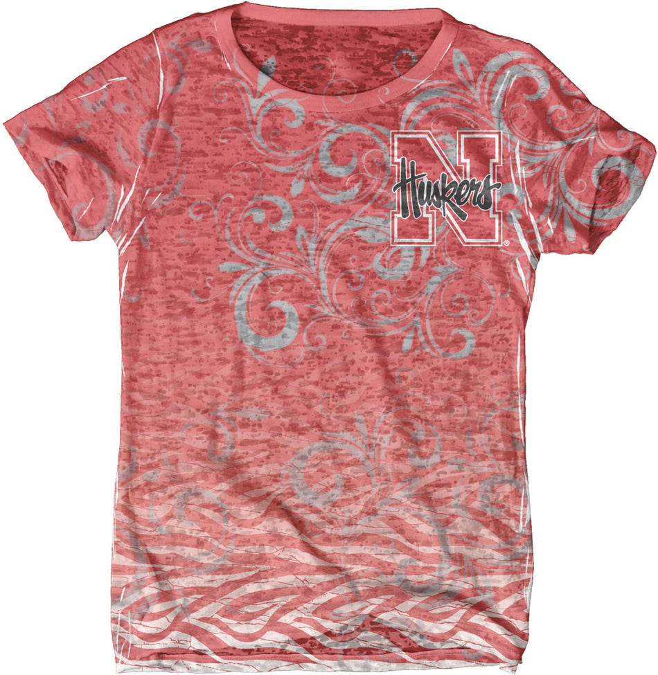 W. SUBLIMATION BURNOUT TEE - Women's
