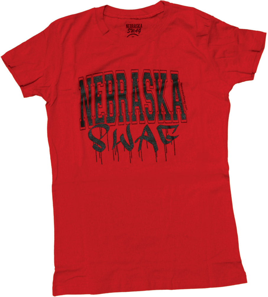 RED NEB SWAG BABY DOLL S/S TEE