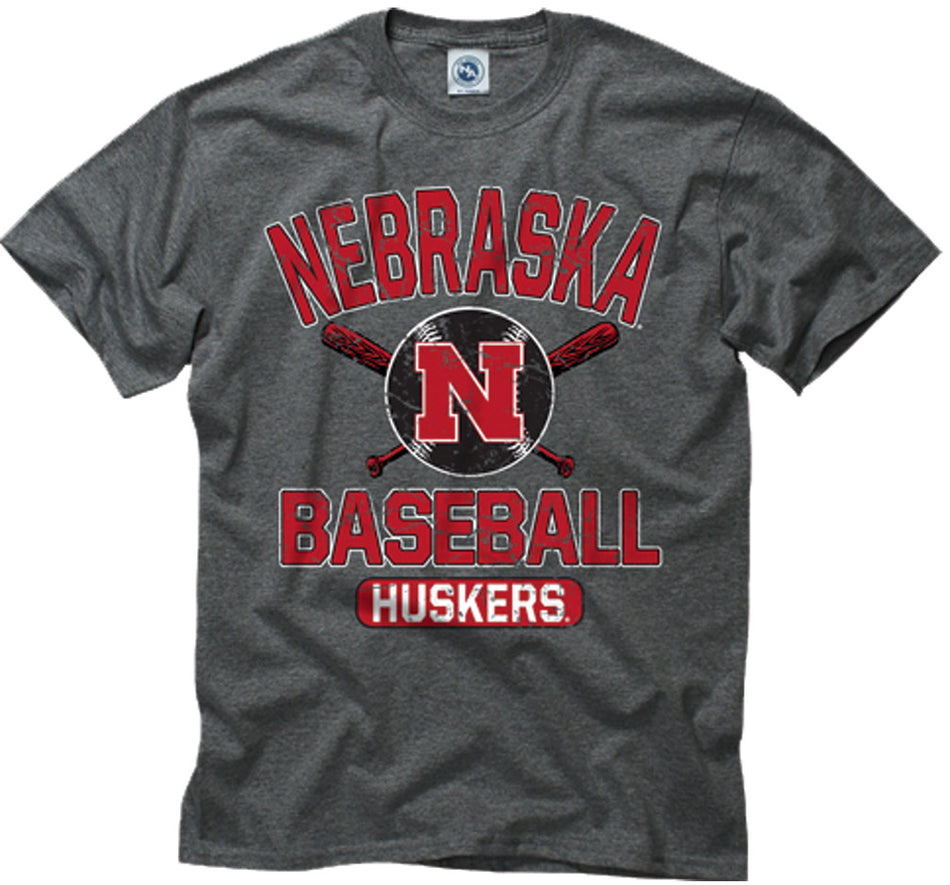 DARK HEATHER 'N' BASEBALL TEE