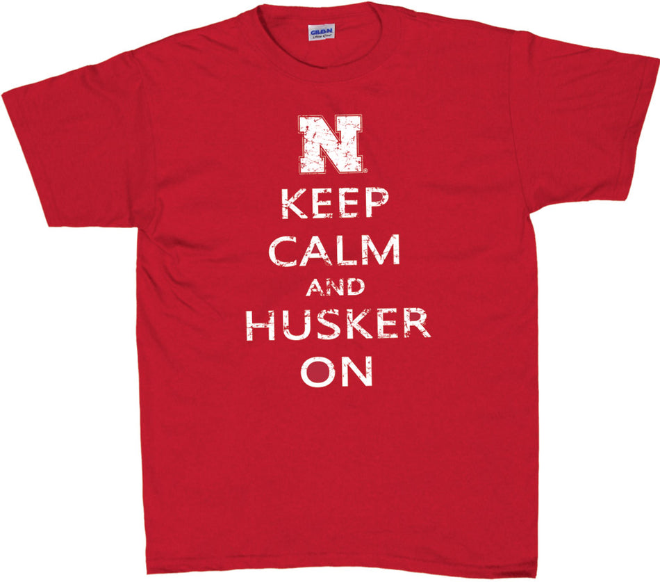 KEEP CALM HUSKER TEE