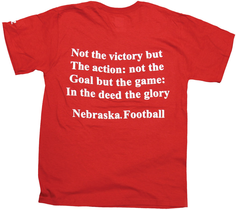 HUSKER TRADTION RED TEE
