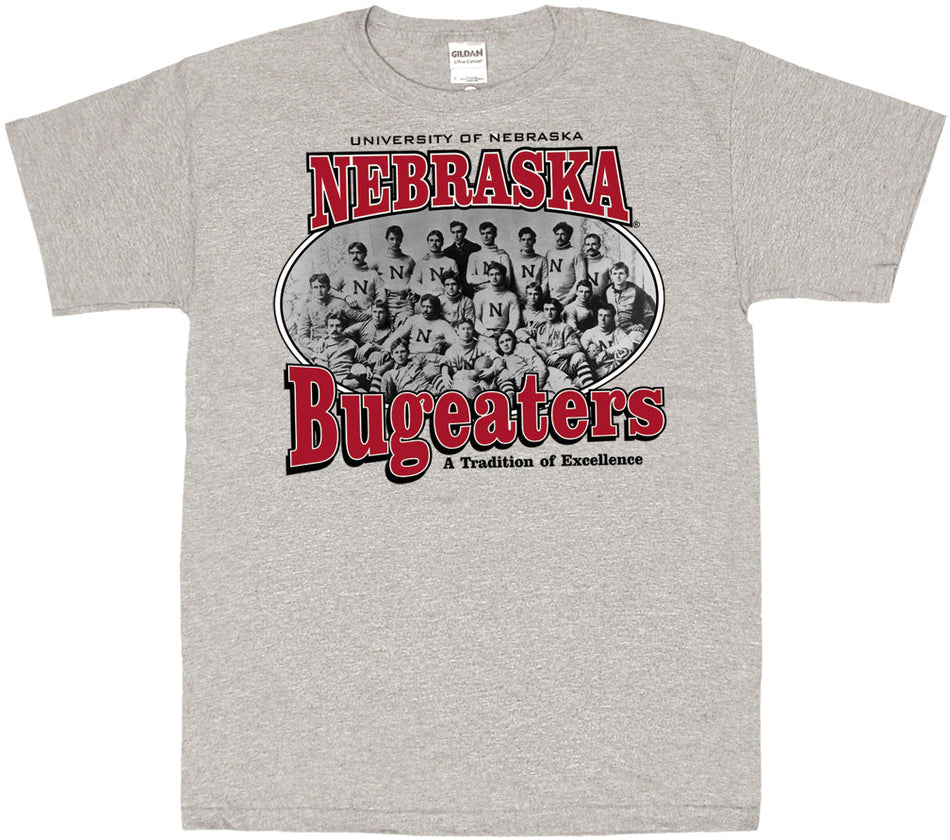 Nebr Bugeaters Tee Oxford Gray