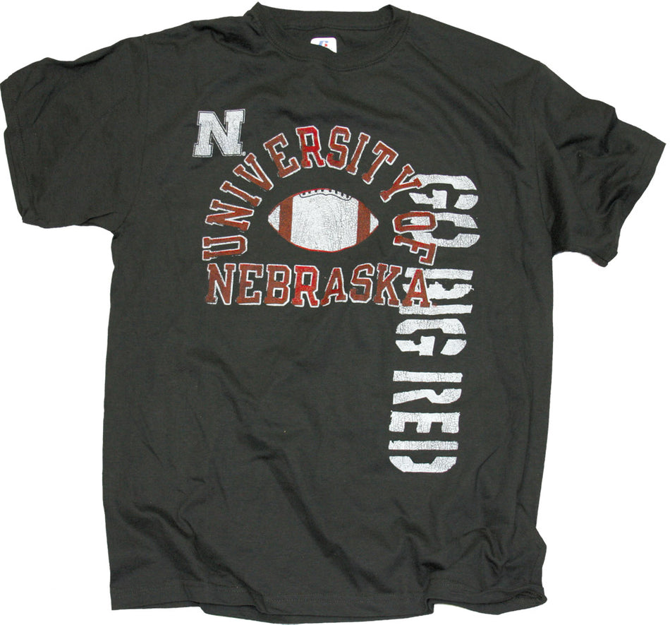 RS VERT GO BIG RED BLK TEE