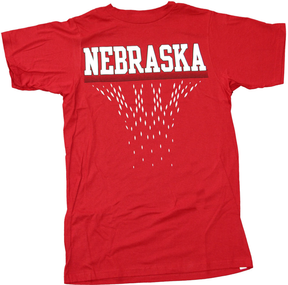 NEBRASKA BASKETBALL NET TEE