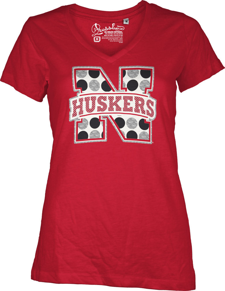 POLKA DOT NEBRASKA T-SHIRT