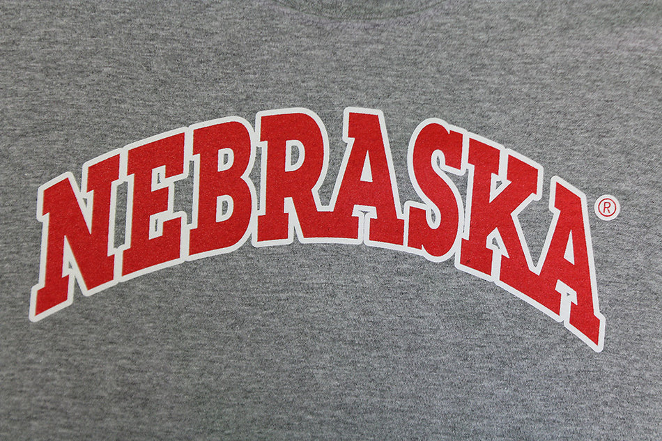Arch Nebraska Long Sleeve Tee - Gray