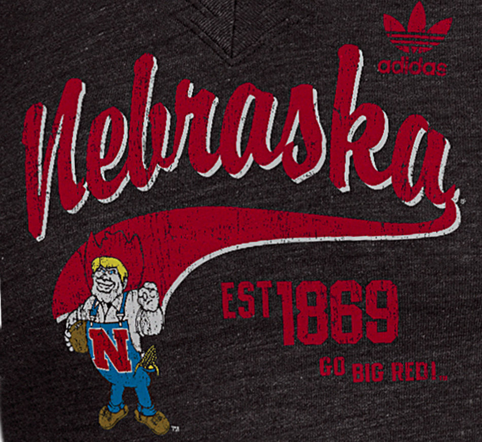Adidas Fearless Tri-Blend V-Neck Tee