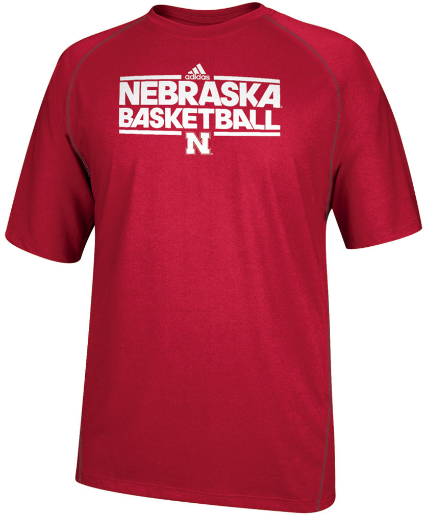 Adidas Nebraska Basketball Tee
