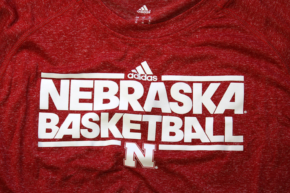 Adidas Nebraska Basketball Tee