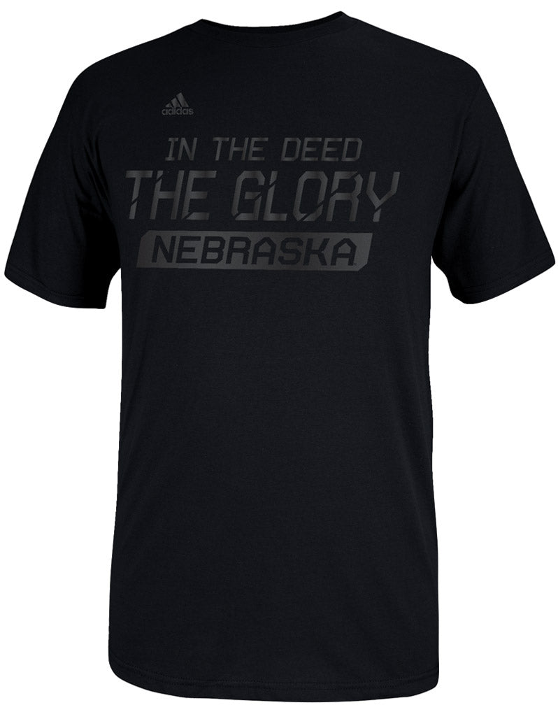 Adidas Black On Black Short Sleeve Tee