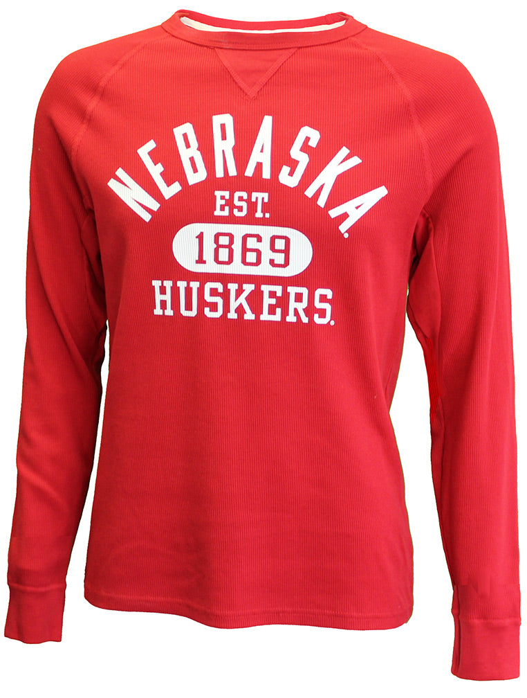 Huskers League Waffle Tee