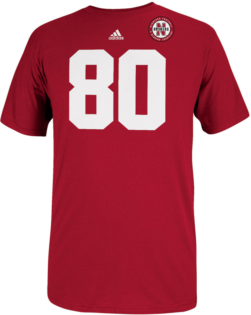 Adidas Red Replica Jersey #80 Tee