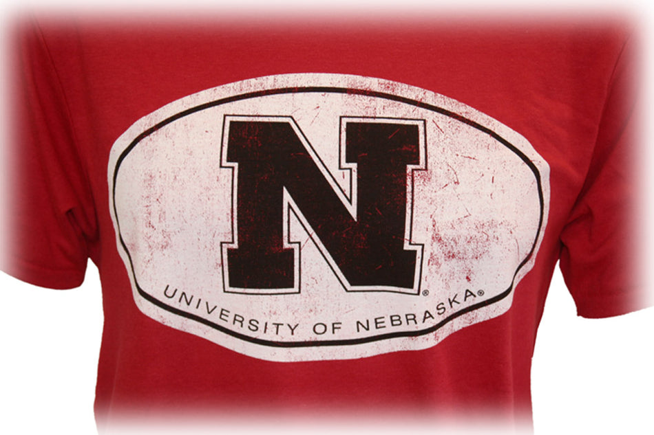 Husker Red Solid Tri-Blend S/S League