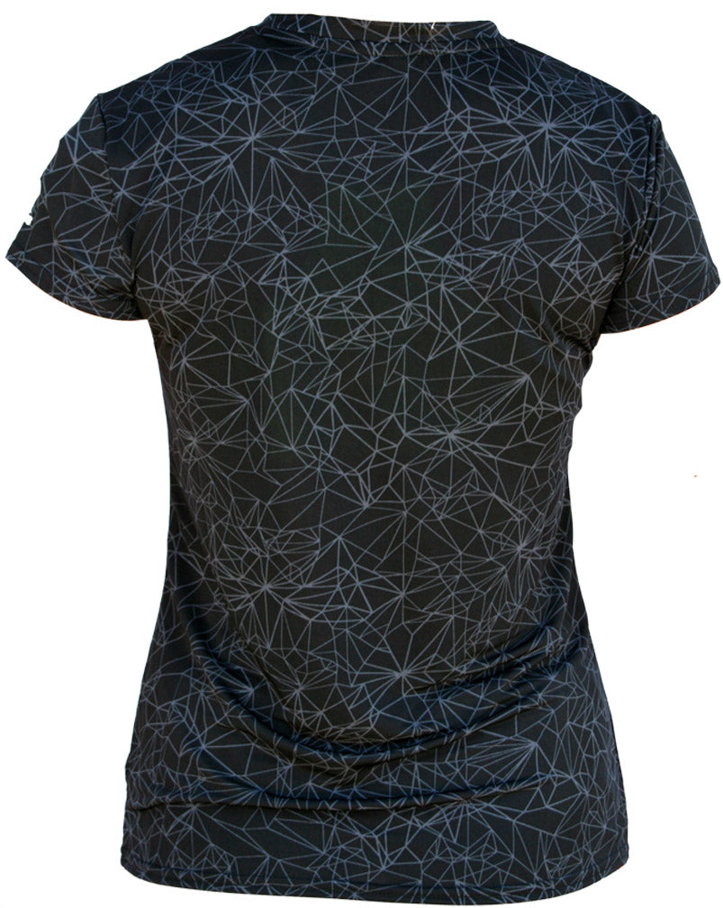Adidas Black Ladies Dazzle Training Tee